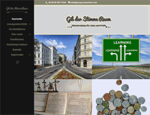 Tablet Screenshot of gesang-muenchen.com